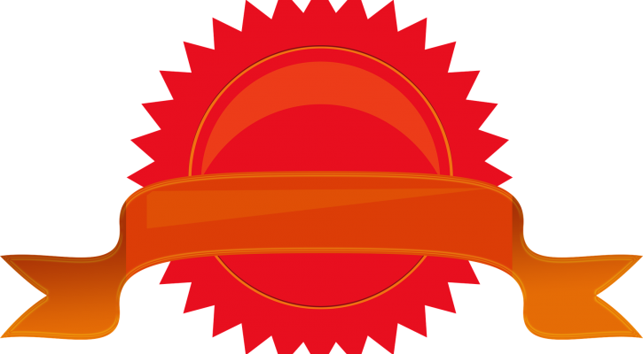 red seal with gold ribbon