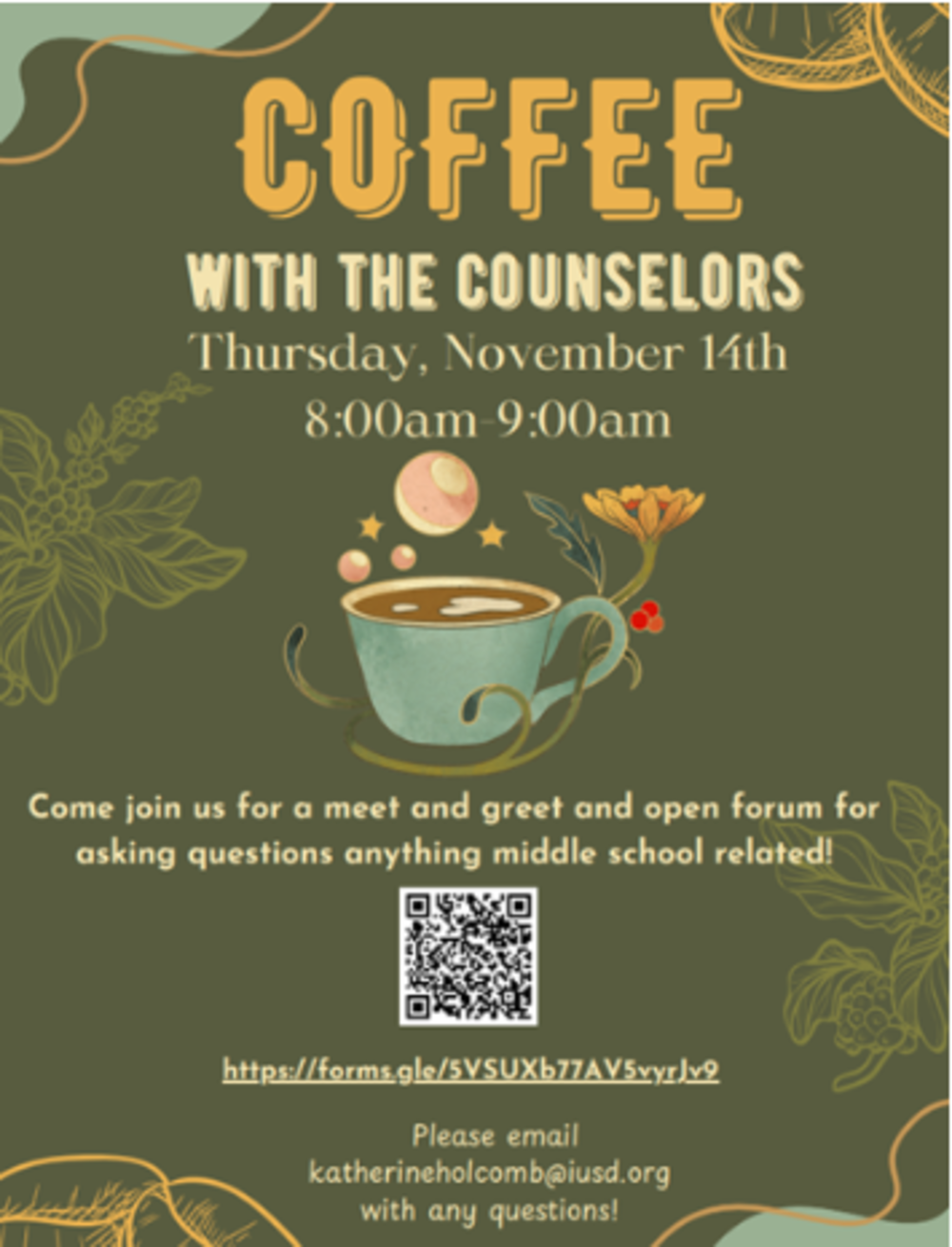 Coffee with Counselors