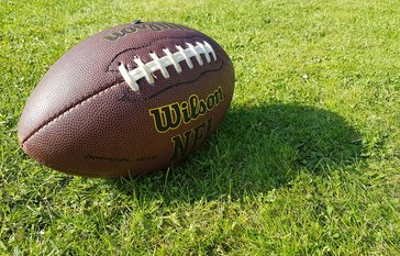 football on grass
