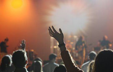 audience at a concert