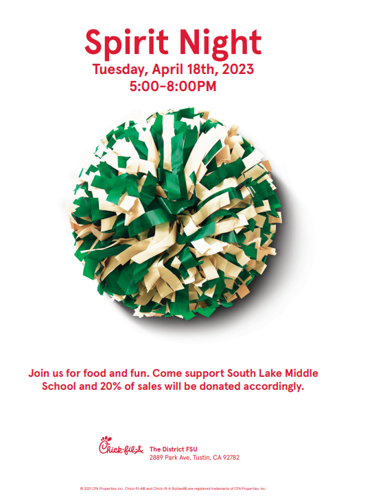 Chick Fil A flyer