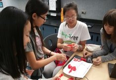 students working together